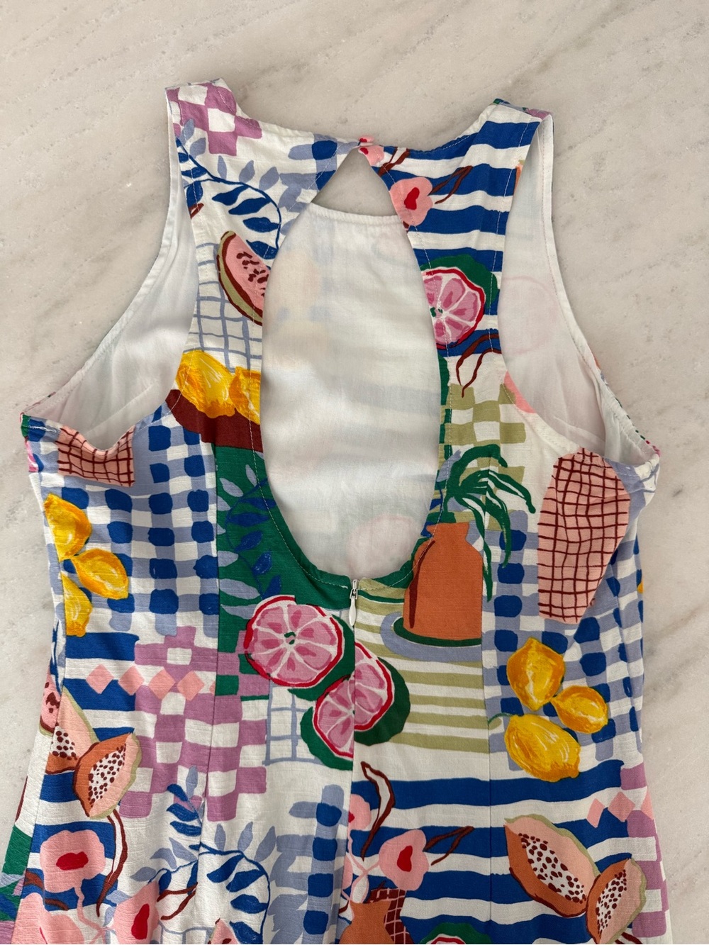 Minkpink Multi Color Picnic Print Dress - Picture 6 of 6